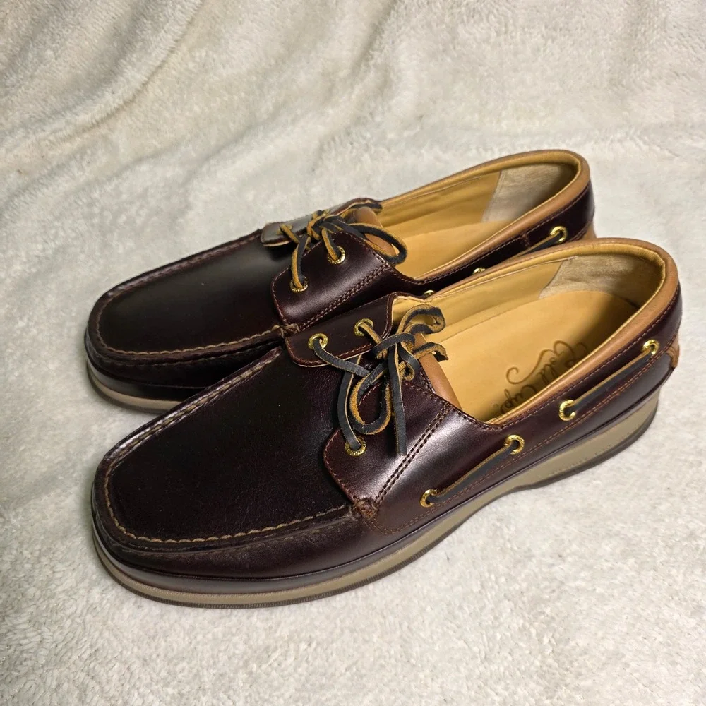 Sperry Gold Cup Authentic Original Boat Shoes Amaretto Brown Mens 11M Brand New